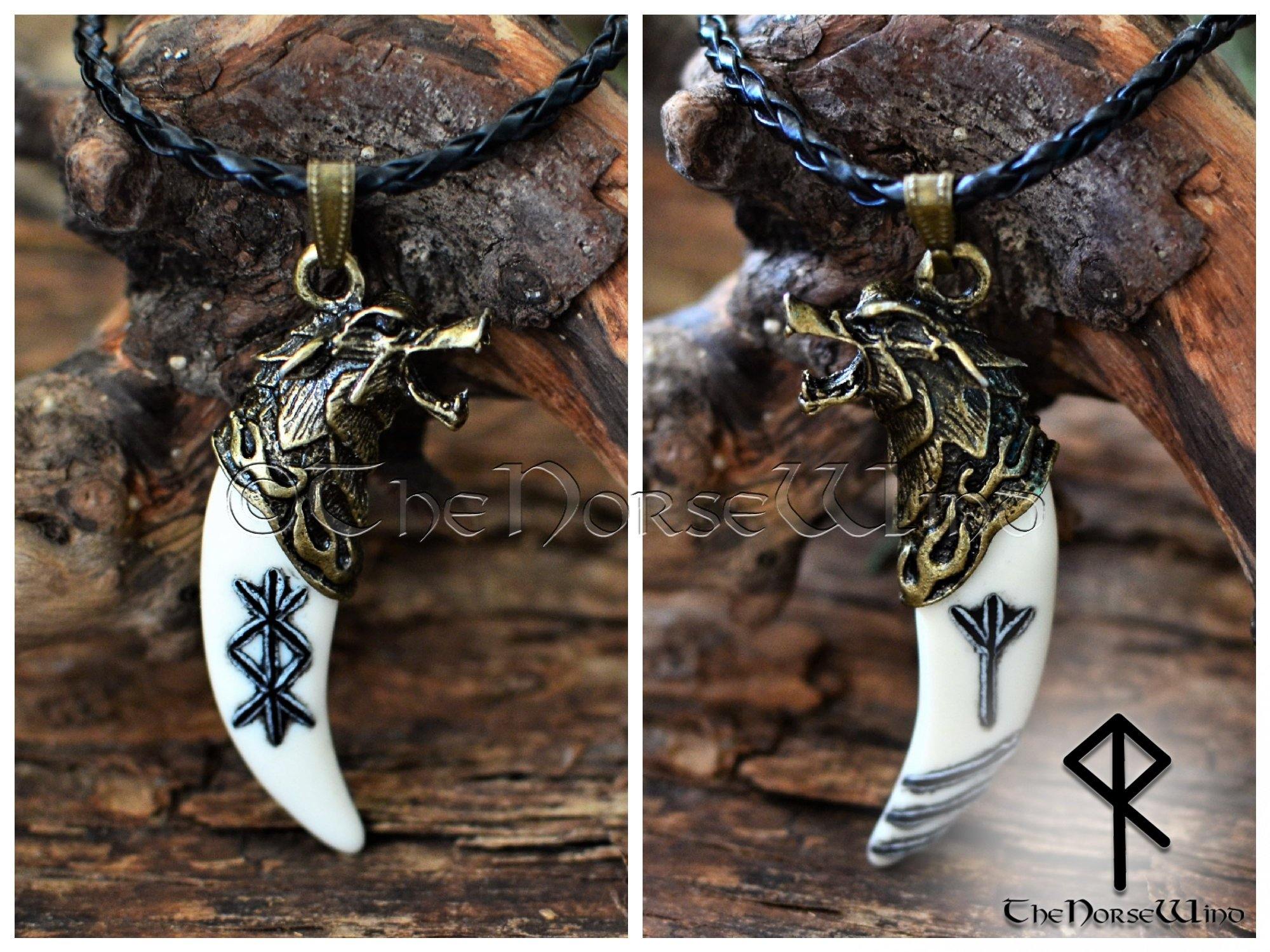 Real Wolf Tooth Necklace White Wolf Tusk Teeth Fang Pendant Necklace  Jewelry - Shop AGATIX Necklaces - Pinkoi